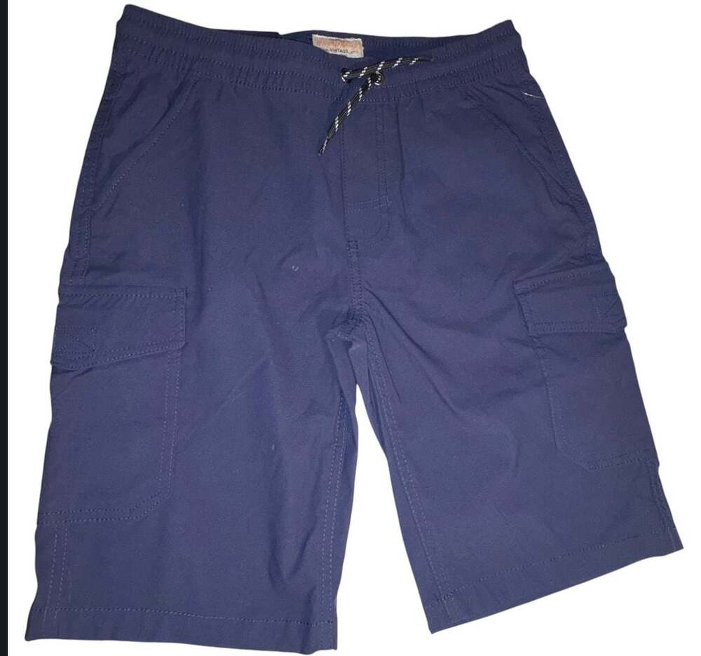 Weatherproof Vintage Boys' Drawstring Cargo Shorts, Size M (10/12)